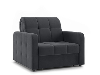 Орматек Диван-кровать Berlin Hard (Ткань: Велюр Happy 999 Графит) 80x200
