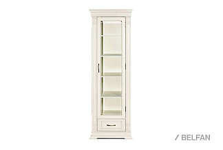 Шкаф для книг "Верди Люкс 1/1"; правый; слоновая кость