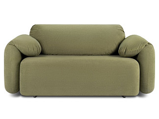 Диван прямой Тут Рядом Обнимаемся 140 Велюр Оливковый