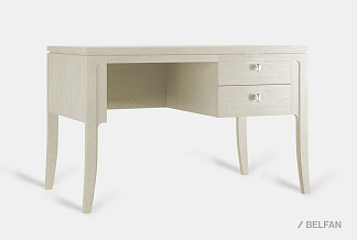 Стол письменный "Costa"; айвори с белой патиной