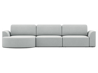 Диван модульный Спейс-М 2 Lazy Silver
