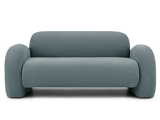 Кушетка Данго Букле Зеленый