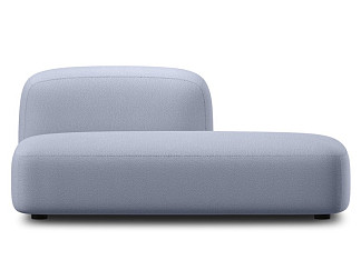 Диван прямой Риббл-6 Bucle Lilac