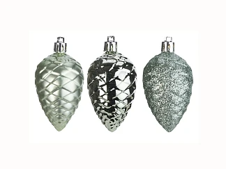 Набор елочных украшений Шишки