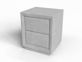 Тумба Verda Modern (Ткань: Микровелюр Laska 05 Утренний туман (Verda)) 50x43