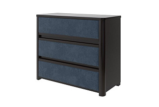 Комод Орматек Wood Soft (ЛДСП+ткань Мокко (береза)/Sohu Джинс) 90x40