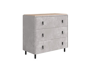 Комод Орматек Sofix (Велюр/ЛДСП Лофти Серый/Бунратти) 92x46