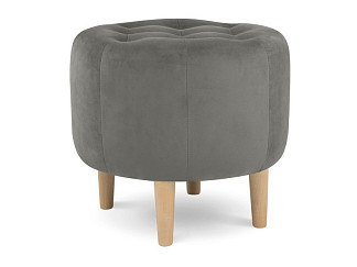 Пуф Орон Велюр Серый