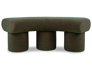 Банкетка Плум-2 Букле Зеленый