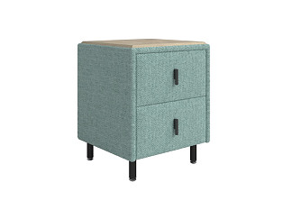 Тумба Орматек Sofix (Шенилл/ЛДСП Piano 15 Мятная свежесть/Бунратти) 45x45