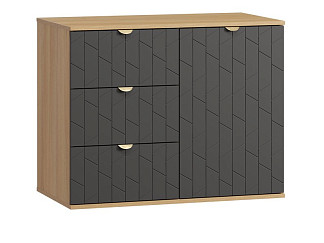 Тумба Монблан 93x76 Грань Графитовый